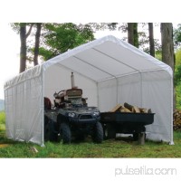 Shelterlogic Super Max 12' x 30' White Canopy Enclosure Kit Fits 2" Frame   554794977